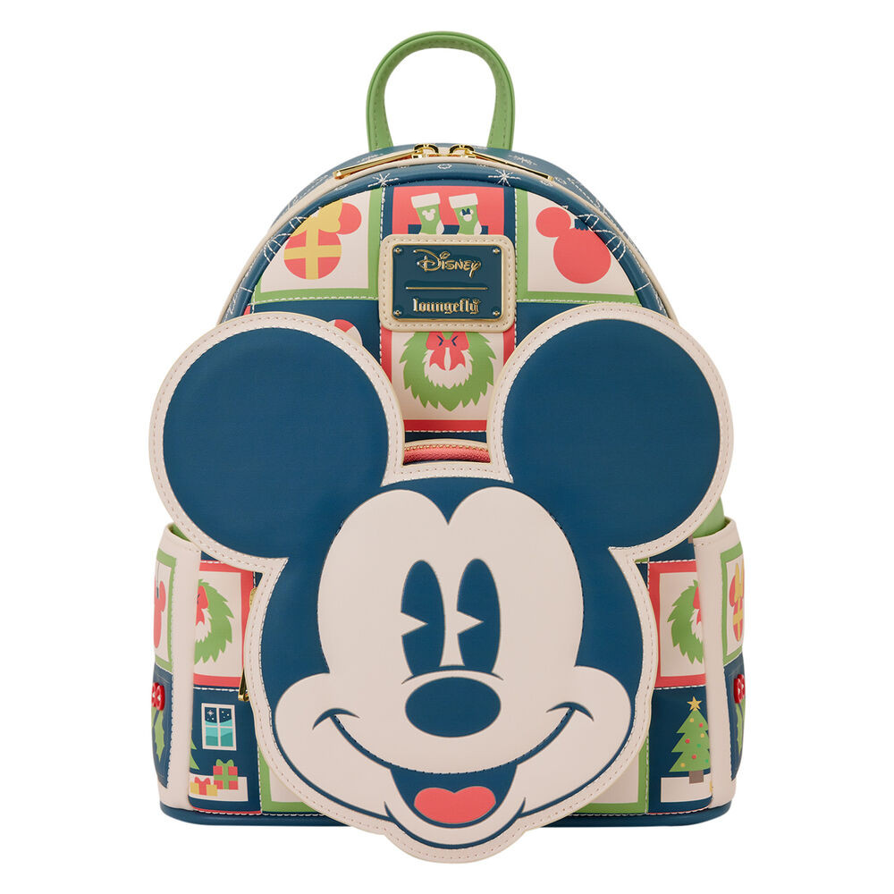 mochila mickey holiday disney loungefly