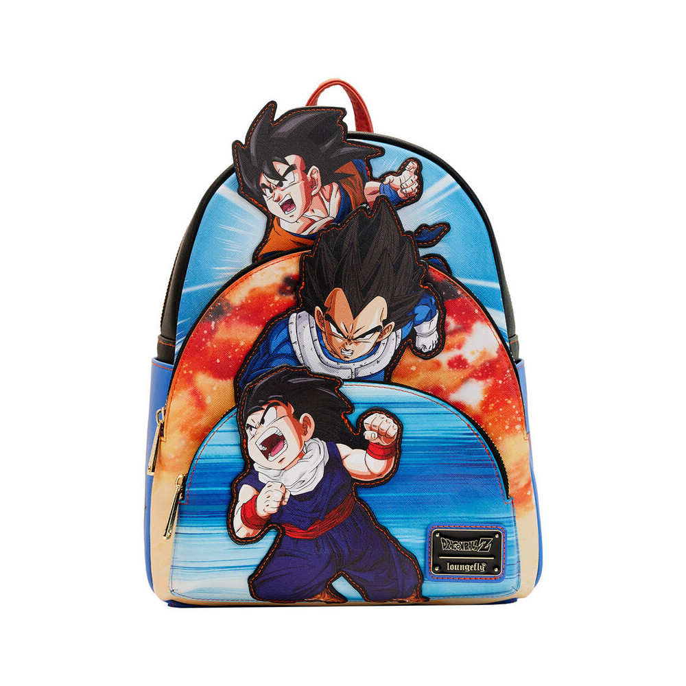 mochila trio dragon ball z loungefly 31cm
