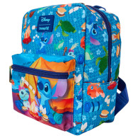 mochila nylon camping cuties stitch disney loungefly 24cm