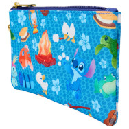 cartera nylon camping cuties stitch disney loungefly