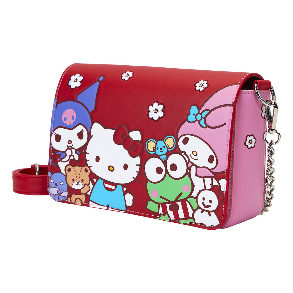 bolso bandolera hello kitty and friends loungefly