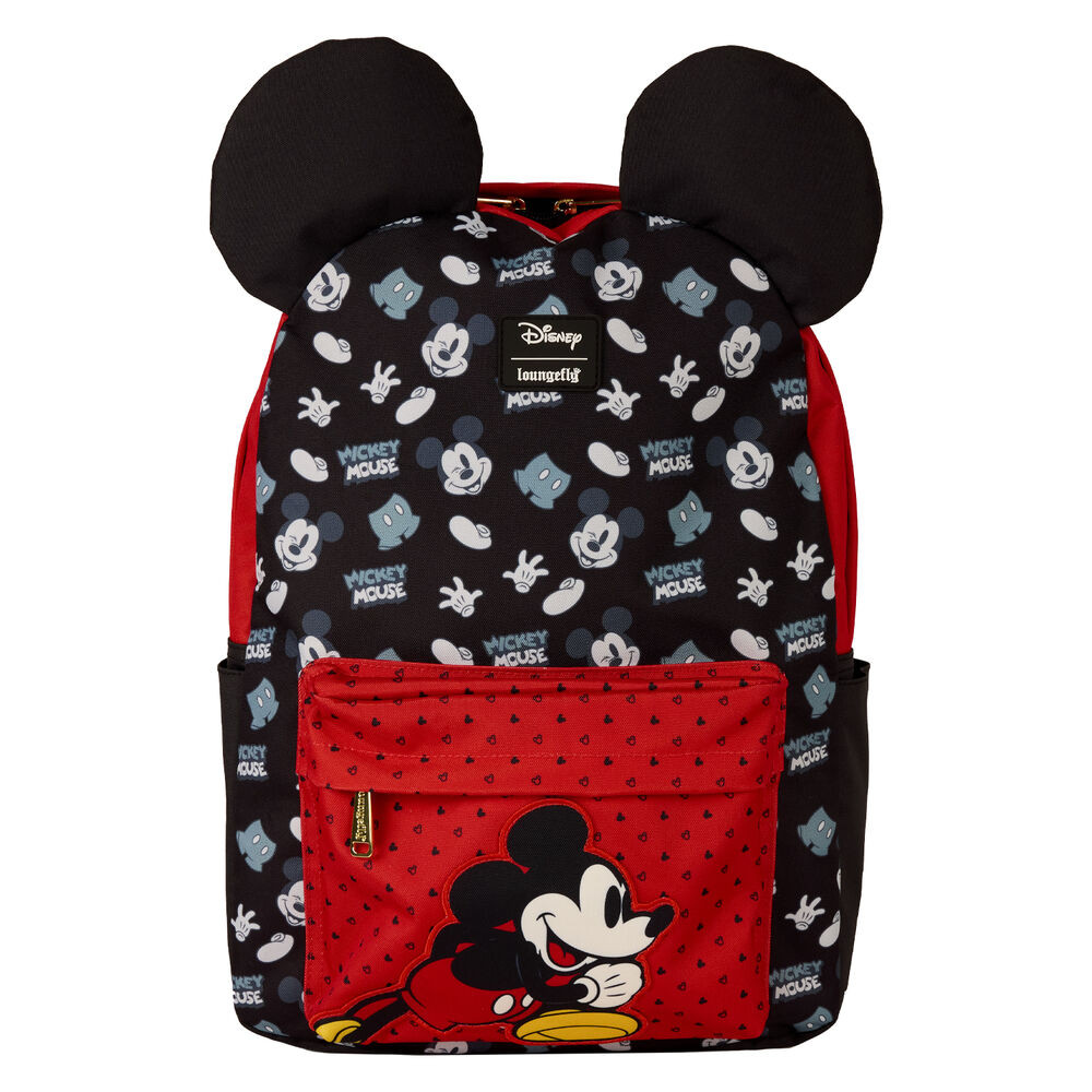 mochila nylon mickey disney loungefly 43cm