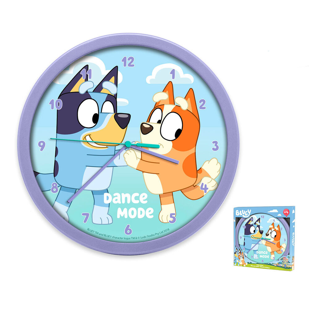 reloj pared bluey