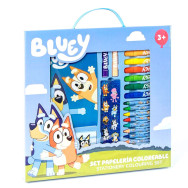 set papeleria coloreable bluey