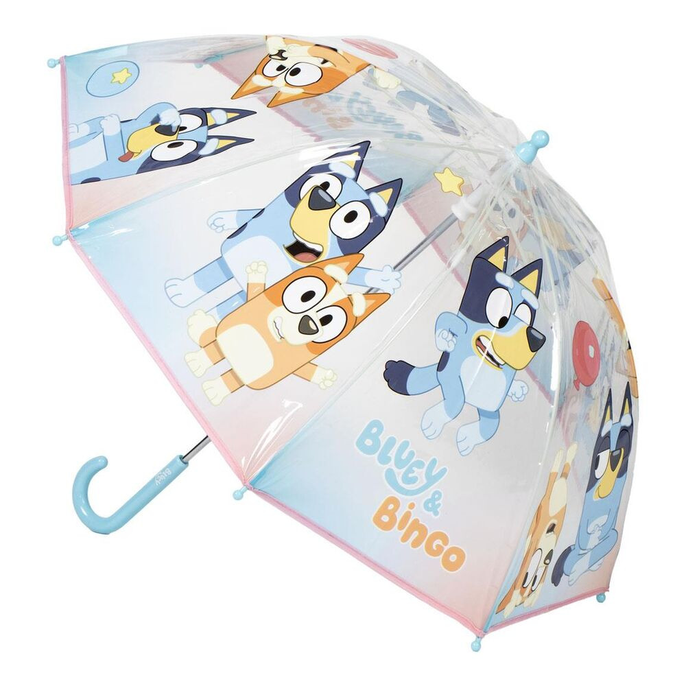paraguas manual burbuja bluey
