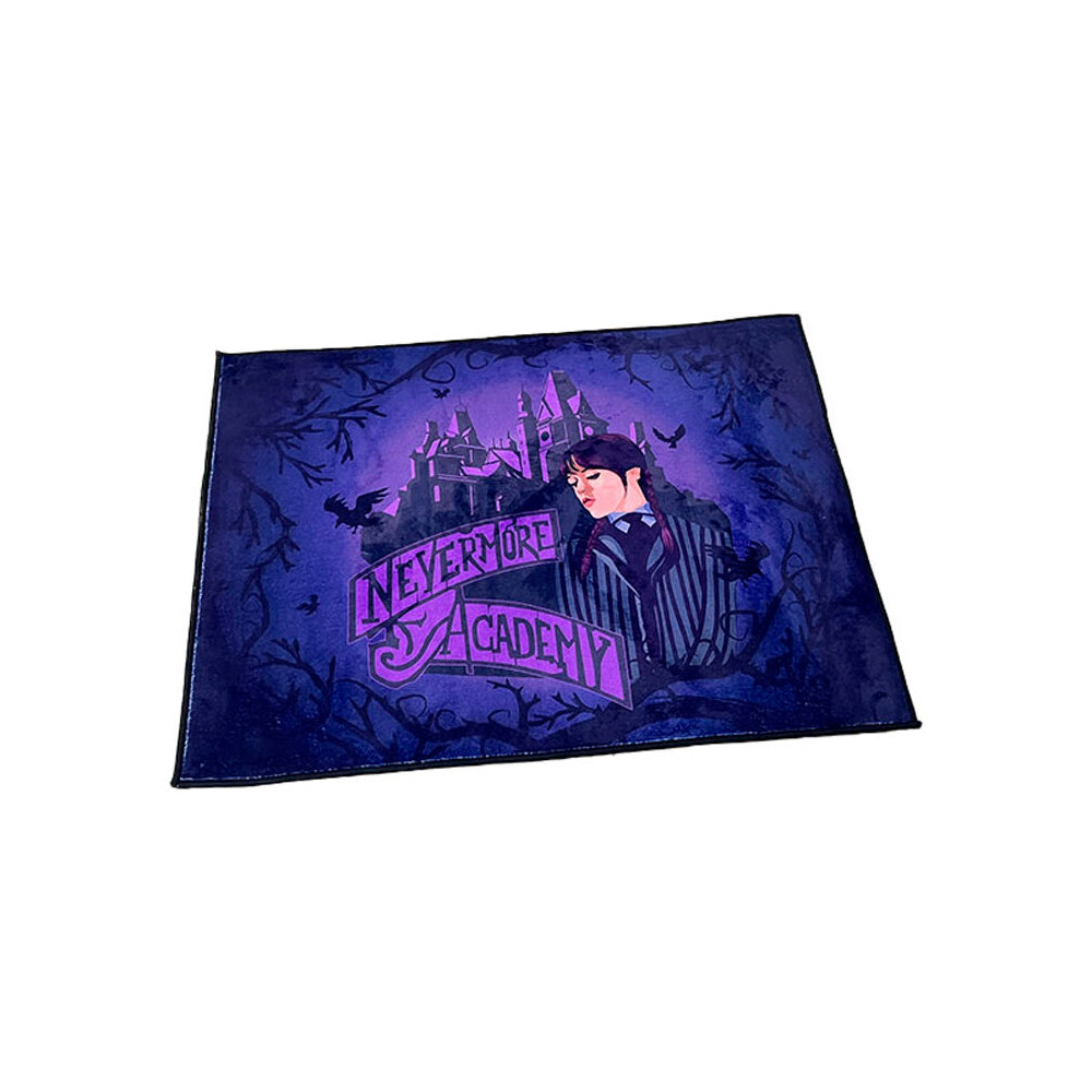 alfombra interior nevermore academy miercoles 80x60cm