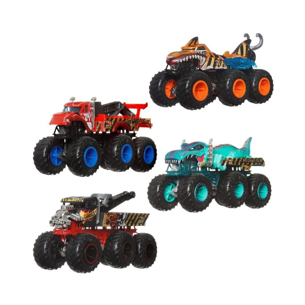 coche big bigs monster trucks hot wheels surtido