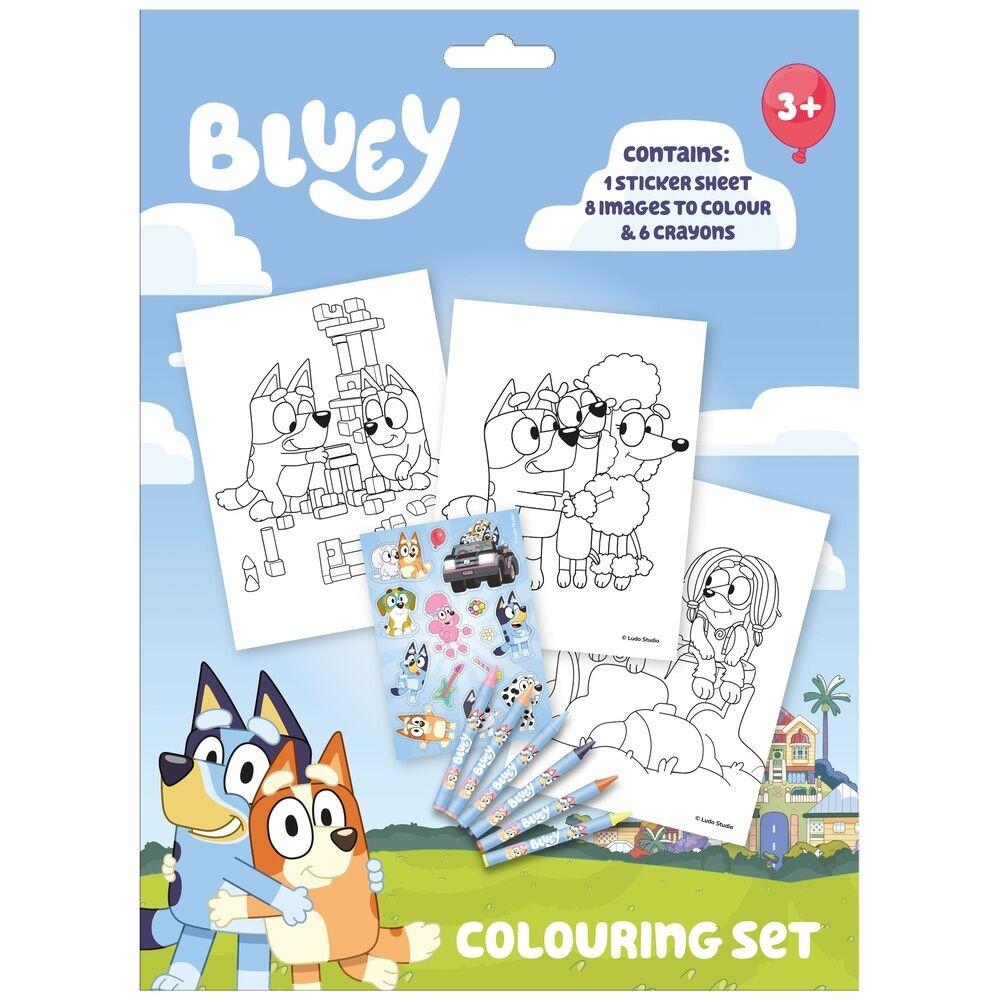 set colorear bluey