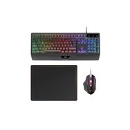 mars gaming mcp124 teclado ratón incluido juego usb qwerty portugués negro