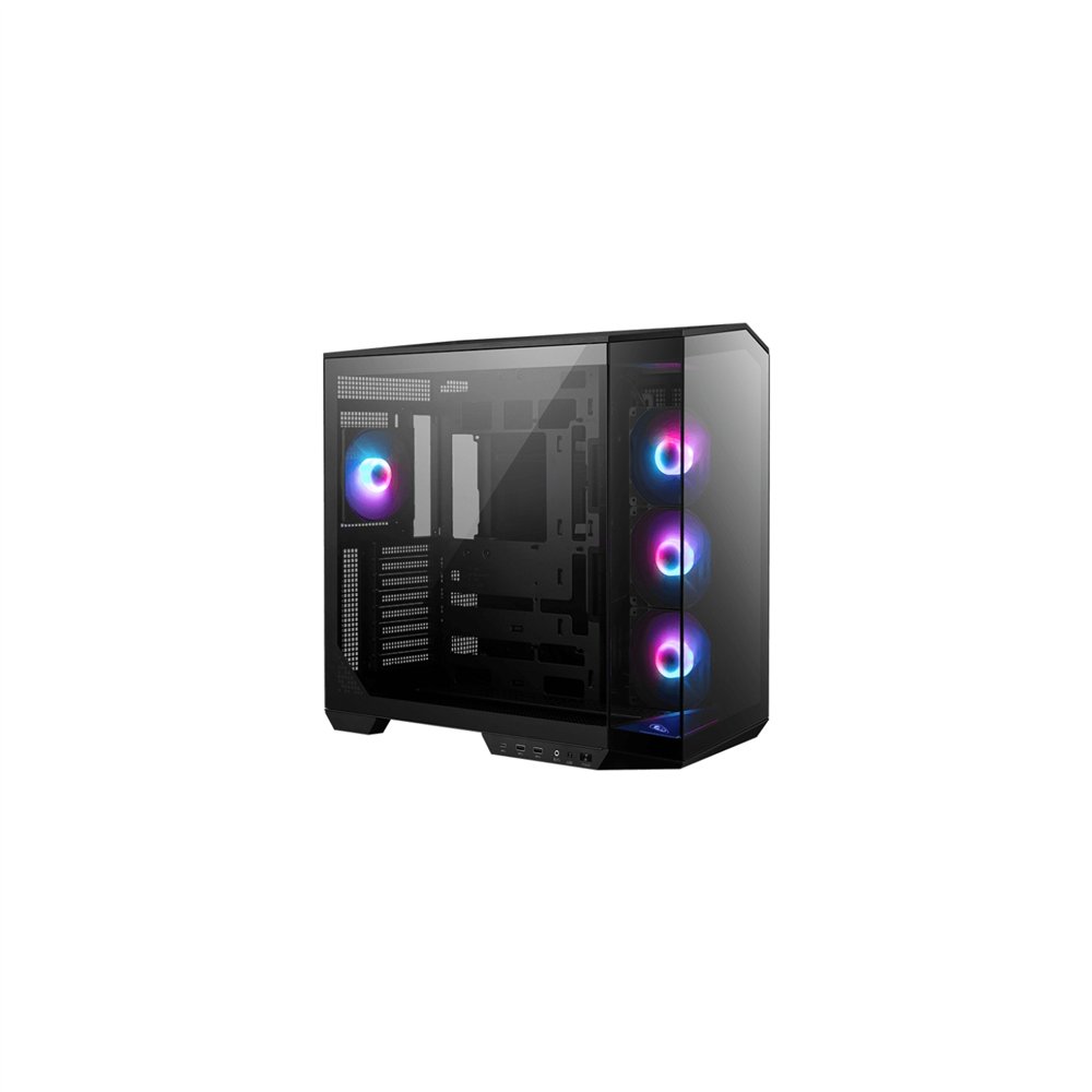 msi mag pano 100r pz carcasa de ordenador midi tower negro