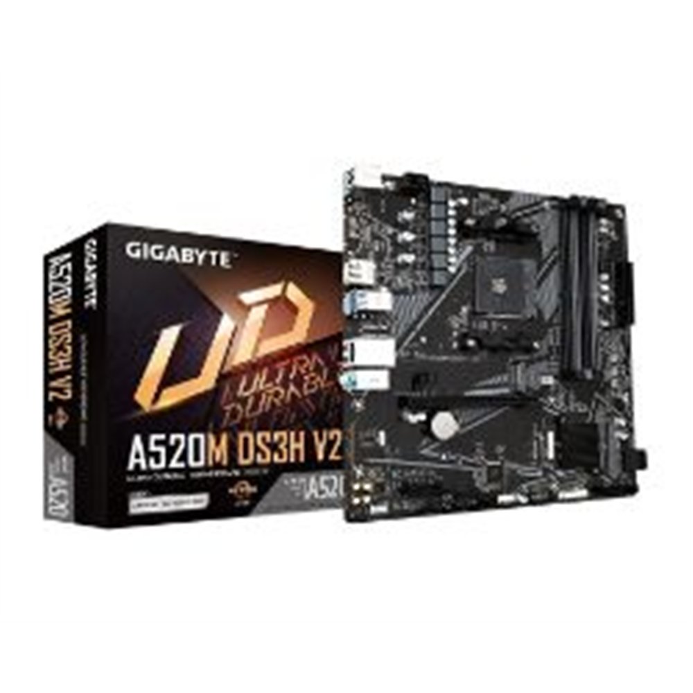 gigabyte a520m ds3h v2:(am4) 4ddr4 hdmi dvi-d dp matx