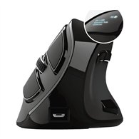 Raton Trust Voxx Ergonomico Wireless 9 Botones Black