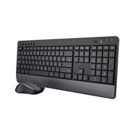 Teclado Raton Trust Trezo Wireless Black Eco