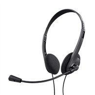 auriculares + microfono trust chat headset jack