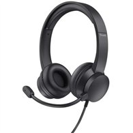 Auriculares Microfono Trust Hs-150 Headset 35mm Black