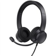 Auriculares Microfono Trust Hs-260 Headset Enc Usb-ausb-c Black