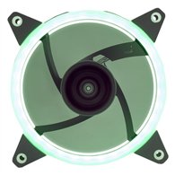 Ventilador 12cm Unykach Candy 20 Adicional Chasis Green Ring Led