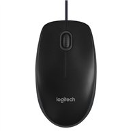 raton logitech b100 usb black