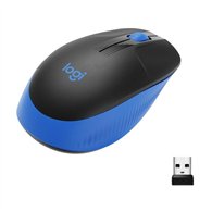 raton logitech m190 wireless blue