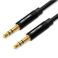 Cable Audio Vention Jack 3.5/m - Jack 3.5/m Acodado 1m Black