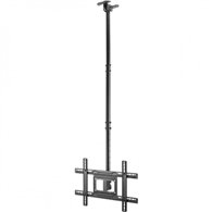 Soporte Monitor Aisens Techo 37-80 50kg Inclinable Extensible Black