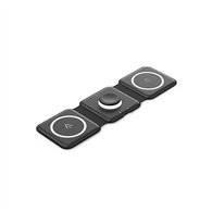 base cargador pad vention smartphone/apple watch/auriculares wireless black