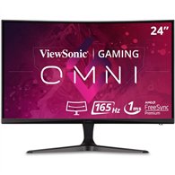 Monitor Viewsonic 24 Curvo Led Fhd Hdmi Dp 165hz 3yr Garantia