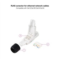 conector bolsa 10ud rj45 nanocable cat6a utp autocrimpable