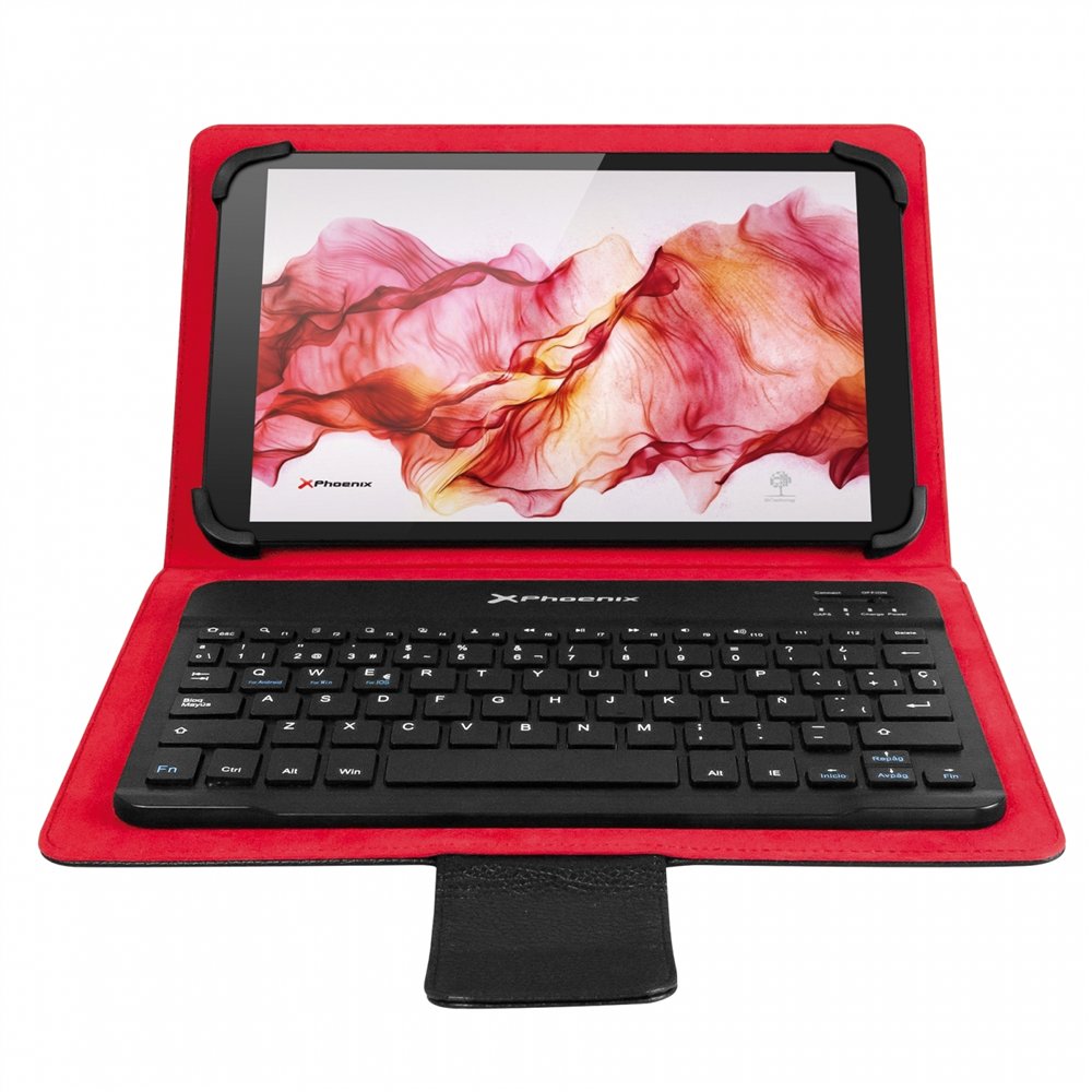 funda tablet phoenix universal bluetooth 10p negro phkeybtcase9-10+