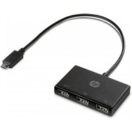 hub hp concentrador usb-c a usb-a z6a00aa