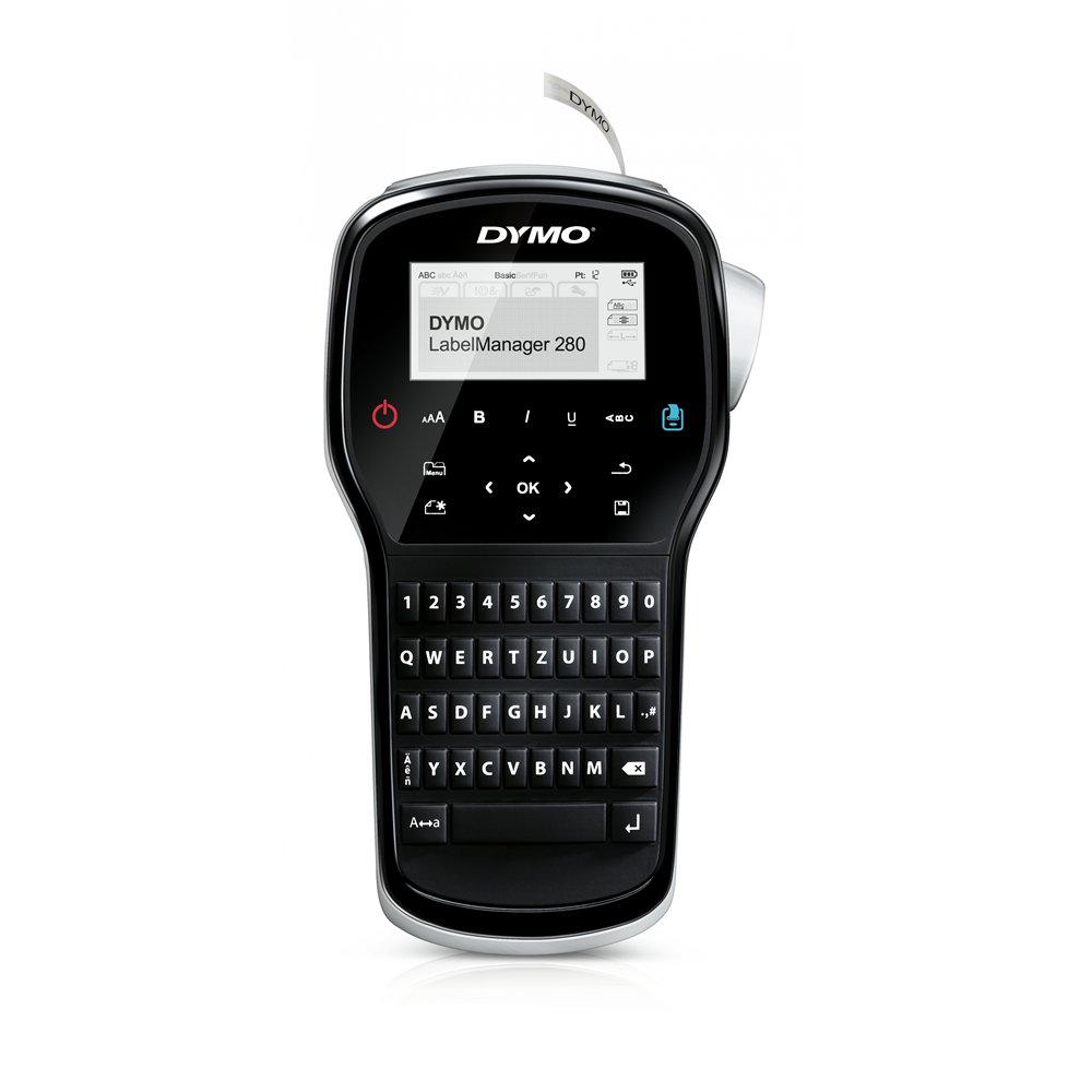 dymo labelmanager 280 kitcase impresora de etiquetas termica negro plata