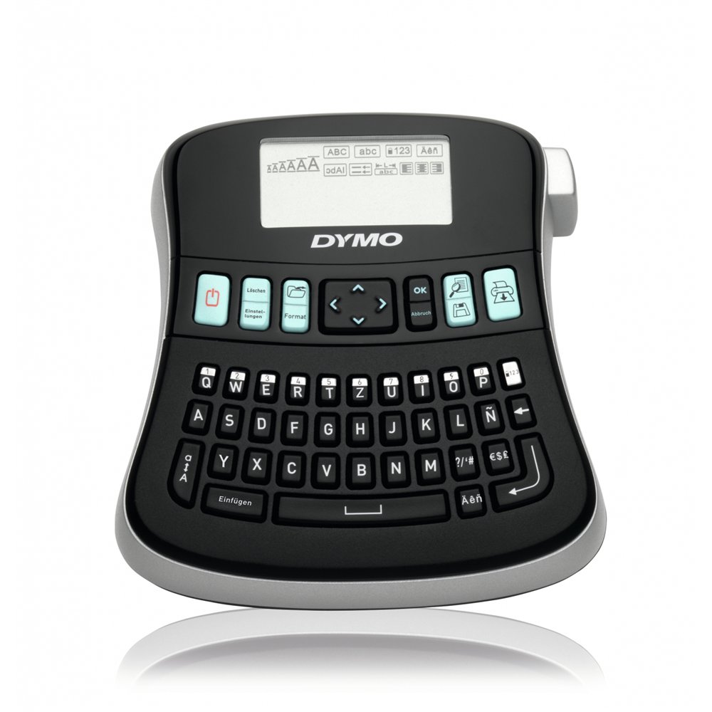dymo labelmanager &trade 210d qwertz transferencia termica impresora tikets/etiquetas 180x180 dpi negro,plata
