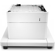 hp alimentador de papel con armario de la impresora laserjet de 1x550 blanco
