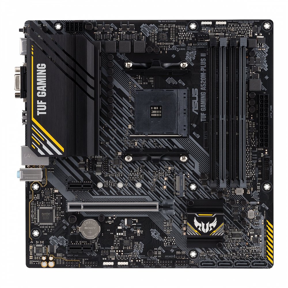 asus placa base tuf gaming amd a520 zócalo am4 micro atx