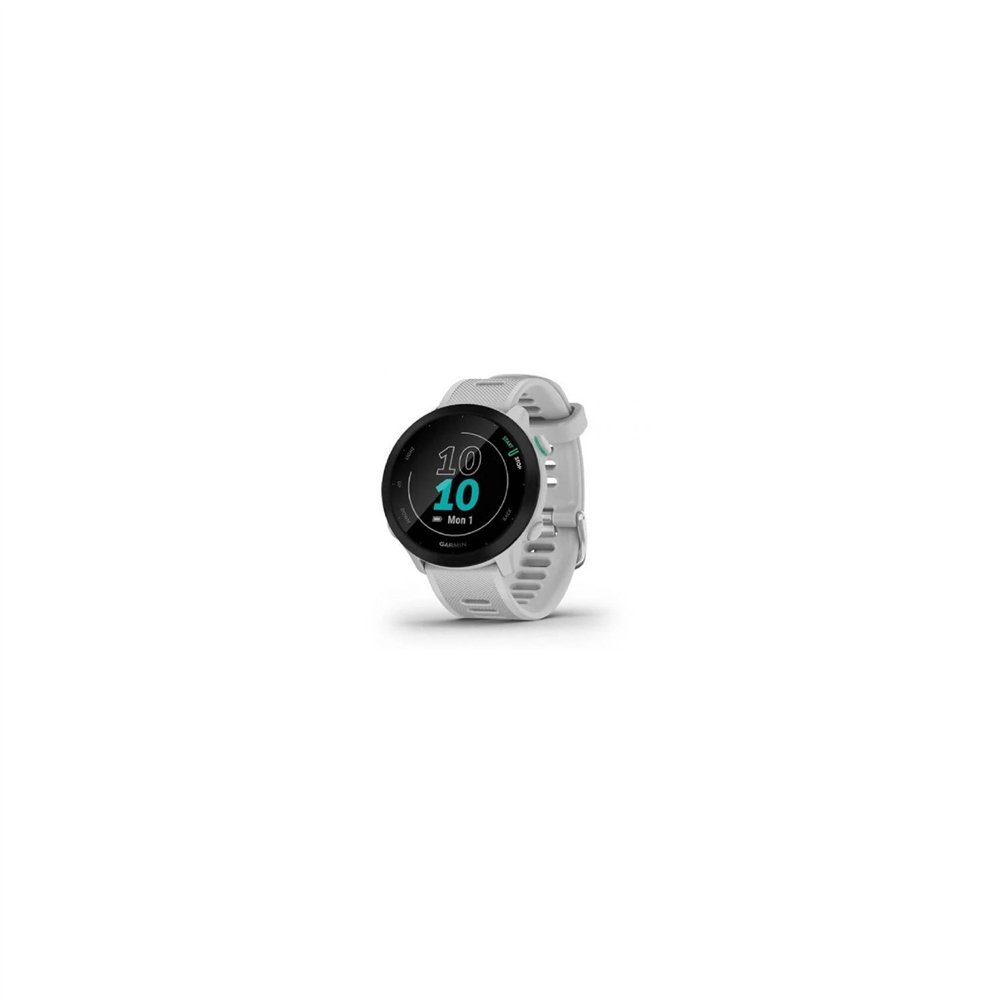 garmin forerunner 55 smartwatch notificaciones frecuencia cardiaca gps blanco