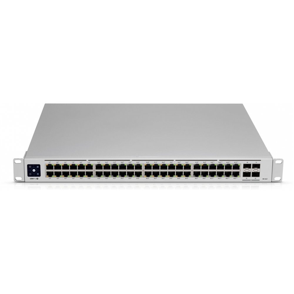 ubiquiti networks unifi usw-pro-48 switch gestionado l2/l3 gigabit ethernet (10/100/1000) 1u plata