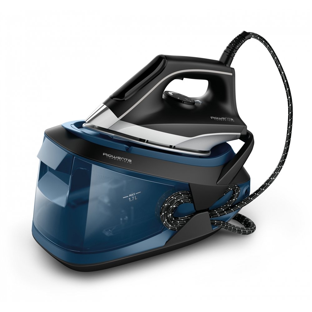 rowenta vr832 2600 w 1,7 l suela microsteam 400 láser negro, azul