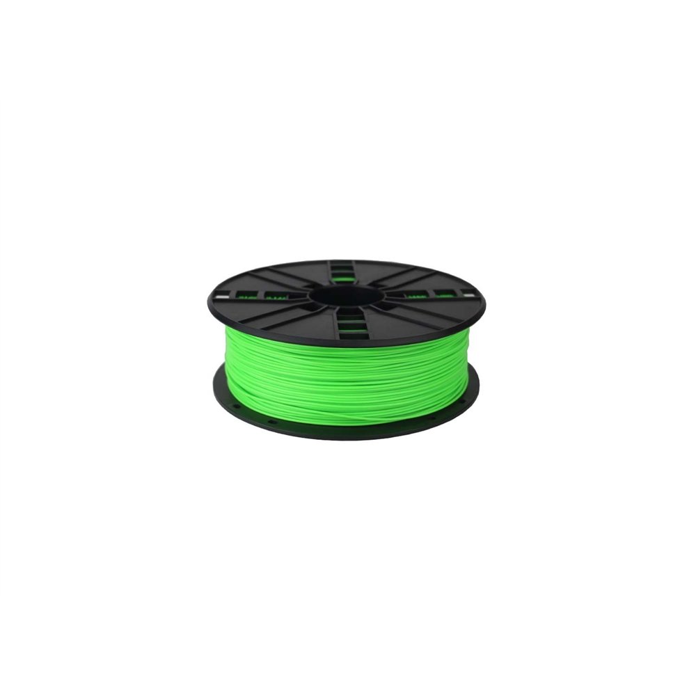 gembird 3dp-pla1.75-01-fg material de impresión 3d ícido poliláctico (pla) verde fluorescente 1 kg
