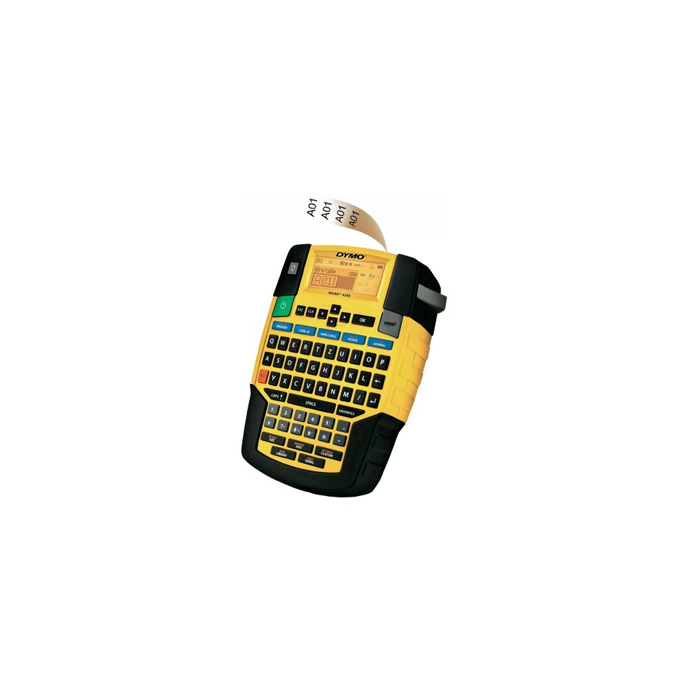 dymo rhino 4200 impresora de etiquetas transferencia térmica qwertz