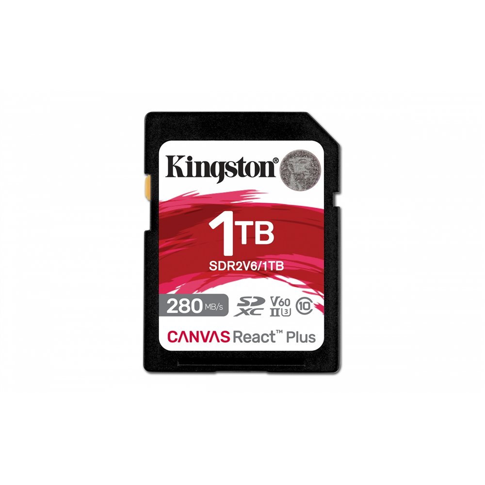 kingston technology canvas react plus 1 tb sdxc uhs-ii clase 10
