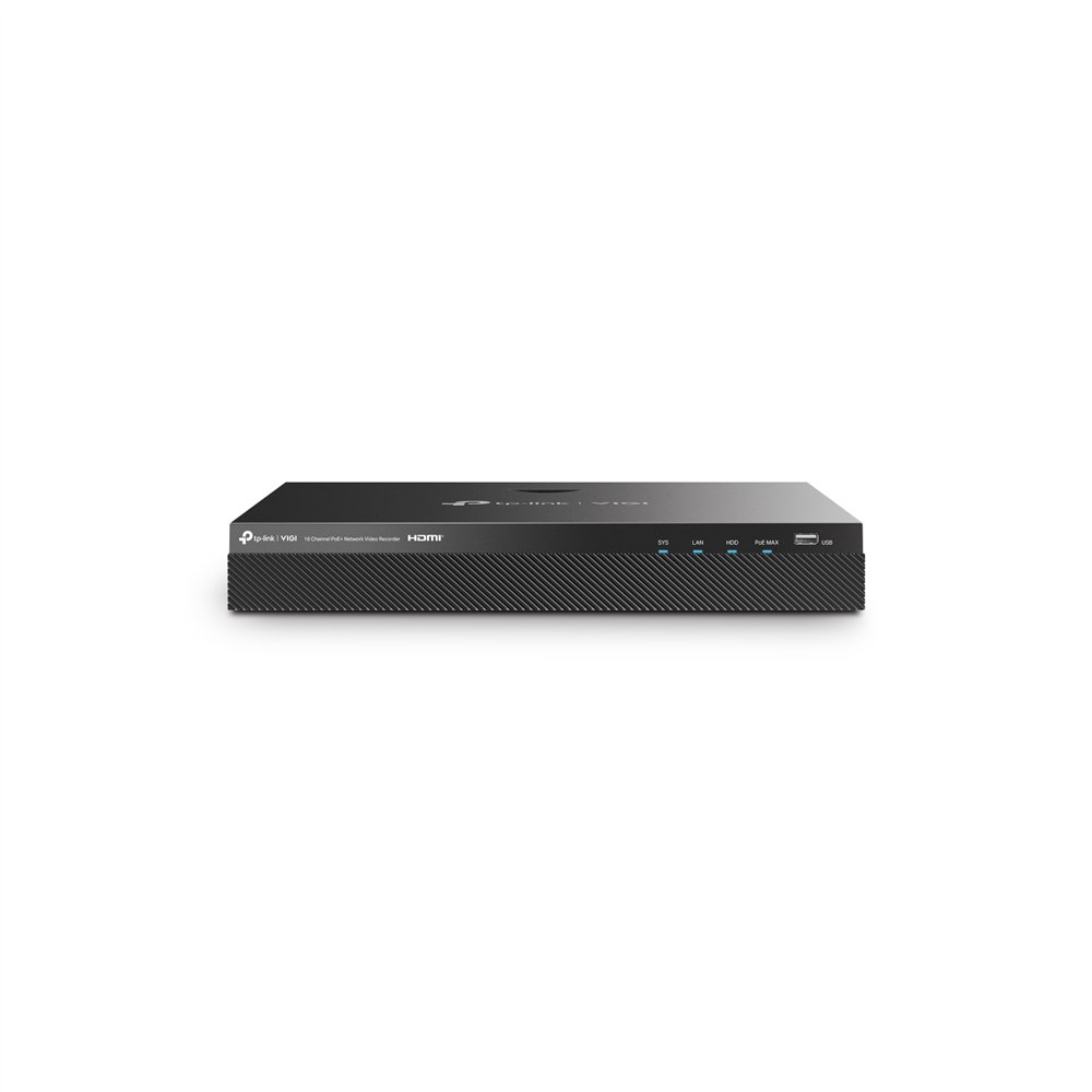 tp-link vigi nvr2016h-16p grabadore de vídeo en red (nvr) negro