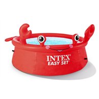 intex happy crab easy set pool piscina hinchable alrededor 880 l rojo