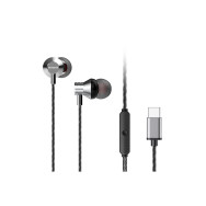 aiwa estm-50usb-c auriculares alámbrico dentro de oído llamadas/música usb tipo c plata
