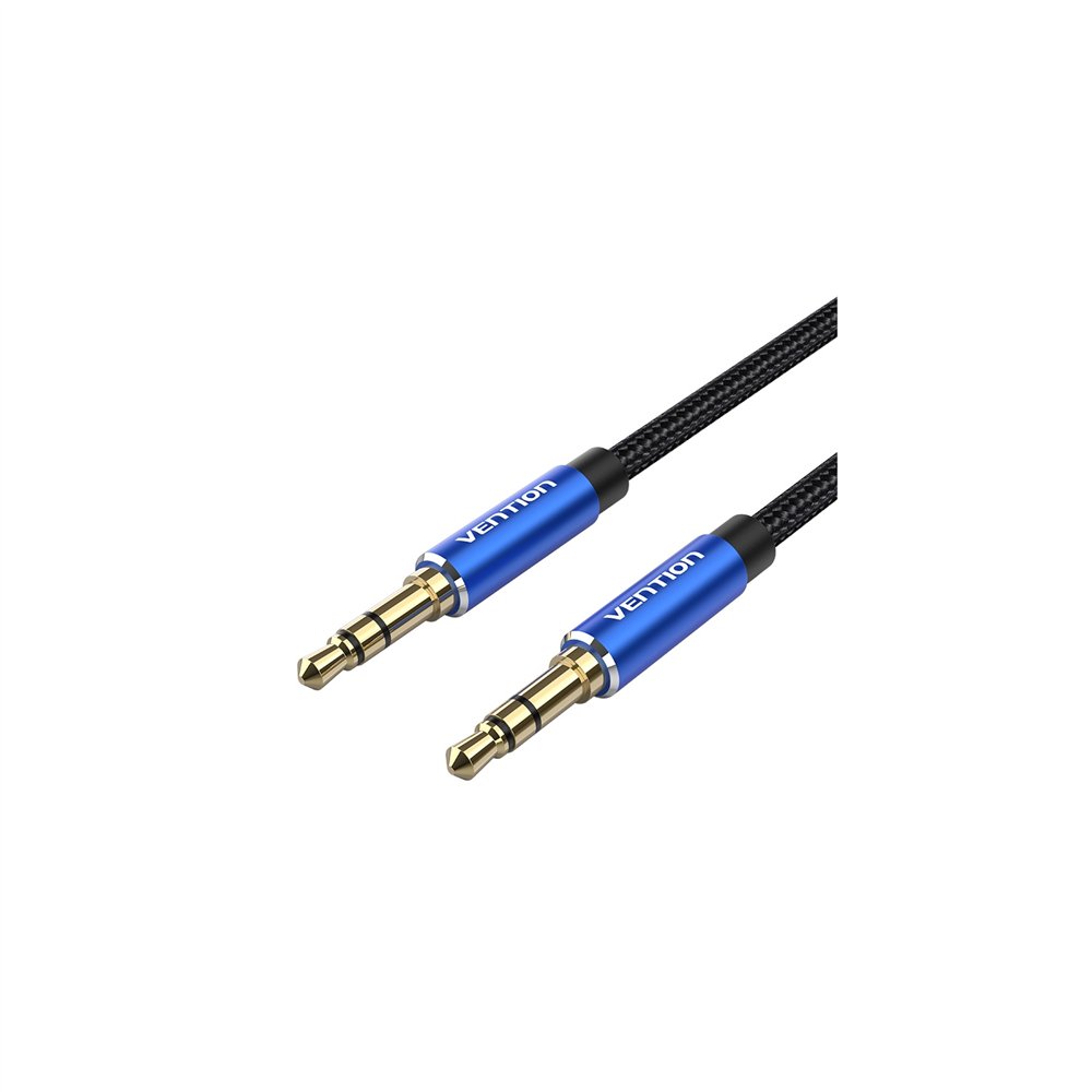 vention cable estéreo bawld/ jack 3.5 macho - jack 3.5 macho/ 50cm/ azul