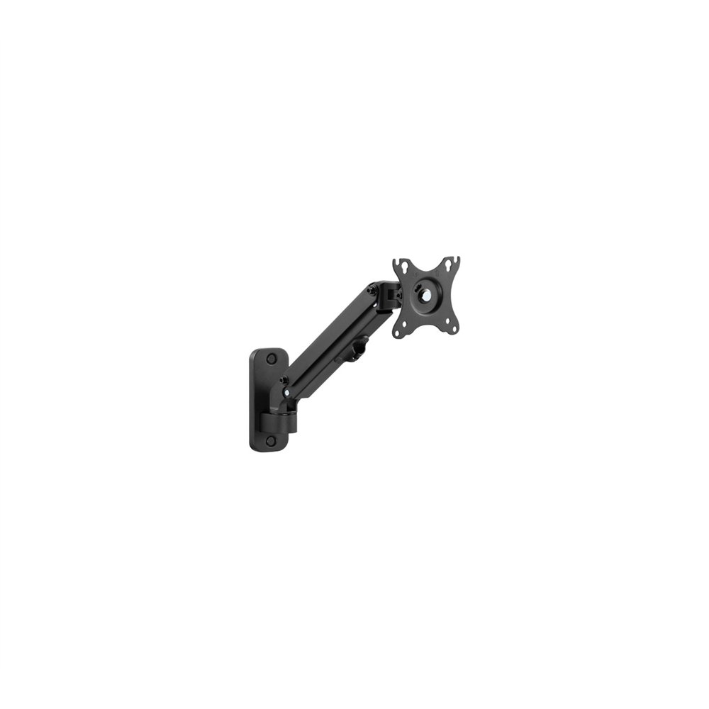 gembird ma-wa1-01 soporte para monitor 68,6 cm (27") pared negro