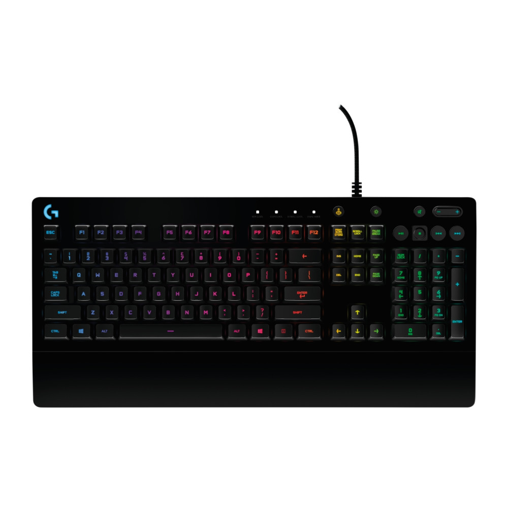 logitech g 920-008087 teclado juego usb qwertz alemán negro
