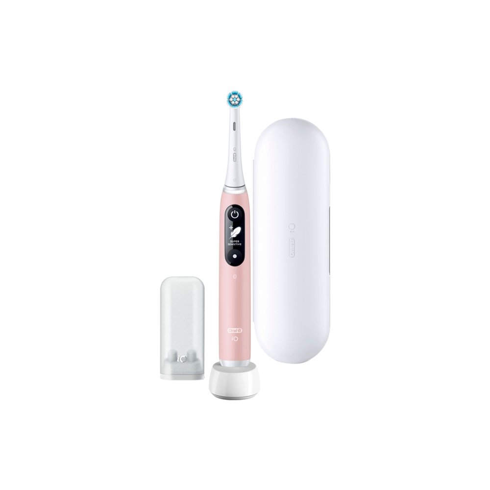 oral-b 445197 cepillo eléctrico para dientes adulto cepillo dental vibratorio rosa, blanco