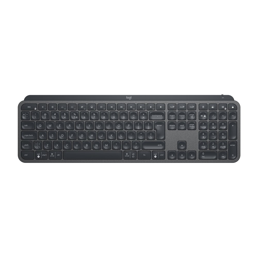 logitech master 920-010251 teclado oficina bluetooth qwerty internacional de ee.uu. grafito