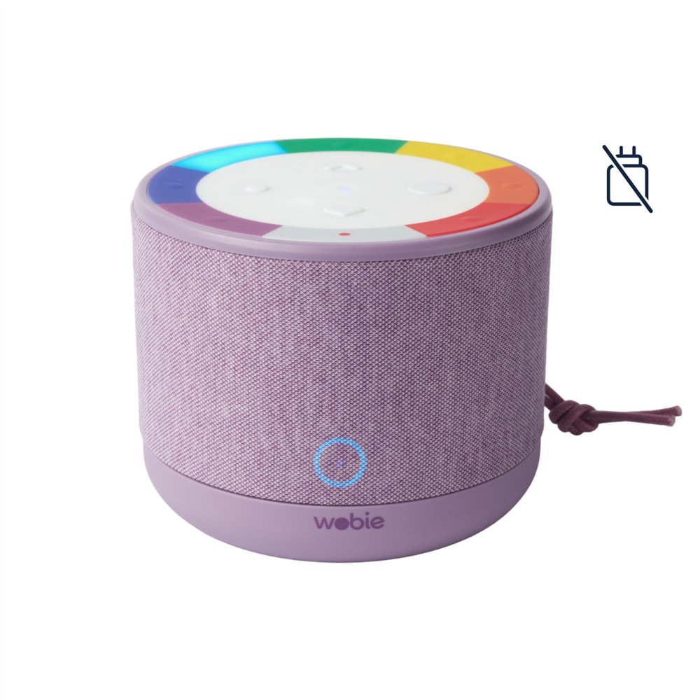 wobie box violet sistema de altavoz portátil 2.1 violeta