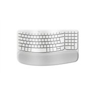 logitech wave keys for mac teclado hogar / oficina bluetooth qwertz alemán blanco